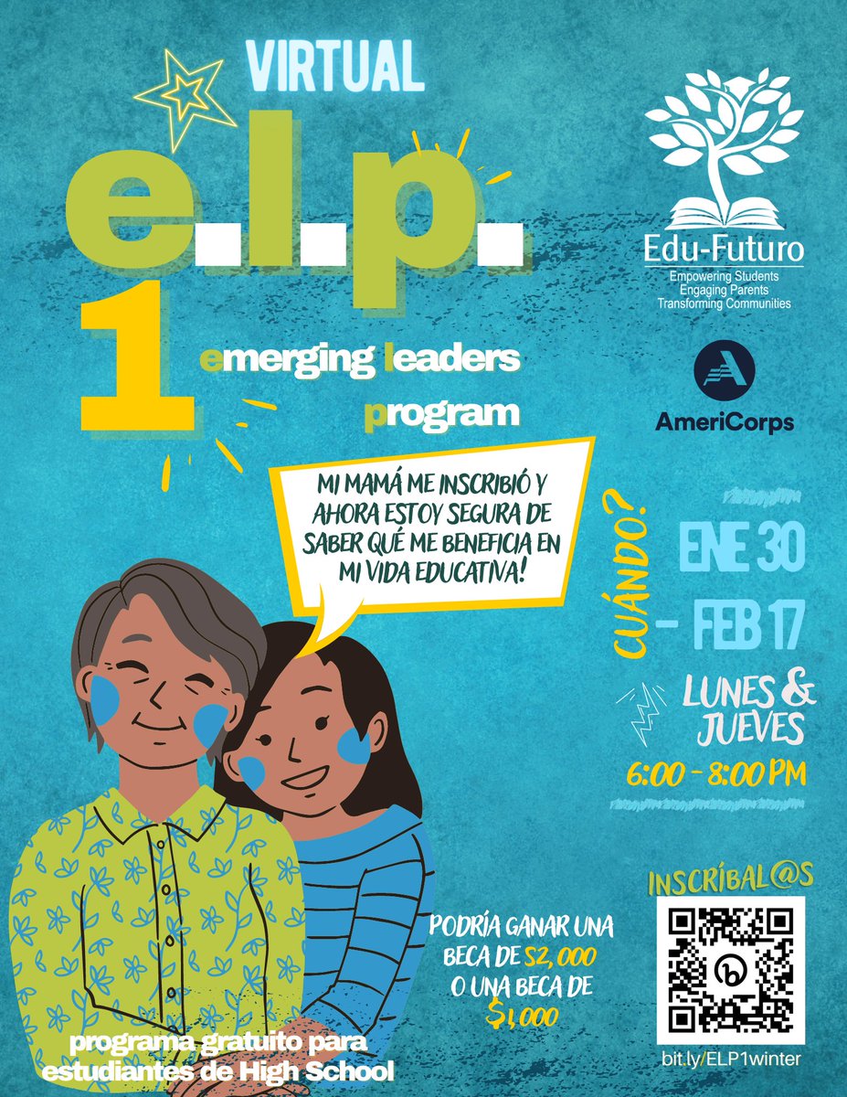¿Tiene un hij@ en High School? Que no se le haga tarde!!! Inscríbal@ ya en ELP 1!!! bit.ly/ELP1winter

<a href="/APSVirginia/">Arlington Public Schools</a> <a href="/fcpsES/">FCPS en Español</a> <a href="/ACPSk12/">Alexandria City Public Schools</a> <a href="/PWCSNews/">PWCS</a> <a href="/JacksonReedHSDC/">Jackson-Reed High School</a> <a href="/Chantilly_HS/">Chantilly High School</a> @WoodbridgeHS <a href="/OaktonHS/">Oakton High School</a> <a href="/GeneralsPride/">Washington-Liberty HS</a> <a href="/HerndonHS/">Herndon High School</a> <a href="/LVHS_official/">Loudoun Valley HS</a> <a href="/FallsChurchHS/">Falls Church HS</a> <a href="/Gar_Field_HS/">Gar-Field HS PWCS</a>