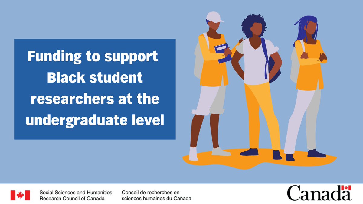 SSHRC_CRSH's tweet image. New funding alert! Are you a Black student conducting research at the undergraduate level? Apply for an Undergraduate Student Research Award (USRA) today!

Learn more: nserc-crsng.gc.ca/students-etudi… 

@CIHR_IRSC @NSERC_CRSNG