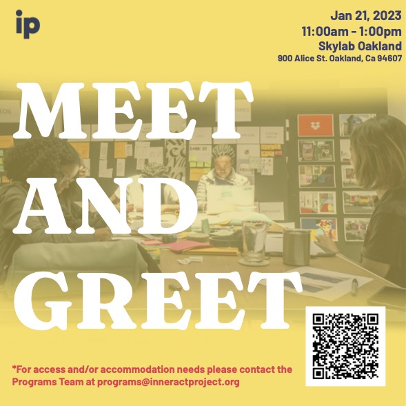 Curious about our Spring programs?

Come to our Meet &amp; Greet THIS SATURDAY 1/21 at Skylab Oakland (900 Alice St.) on Saturday between 11:00a and 1:00p for a sneak peek at our upcoming *free*  design education programs and events.

RSVP: docs.google.com/forms/d/e/1FAI…