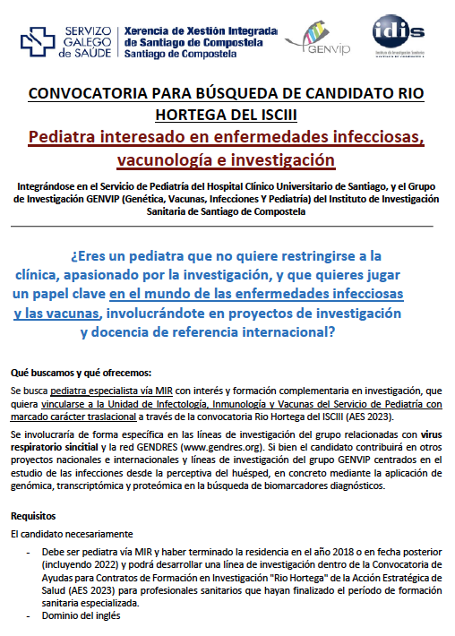 fedemartinon's tweet photo. Buscamos candidato pediatra Rio Hortega para la convocatoria 2023 https://t.co/bI6TjrT3xM @GENVIP_RESEARCH https://t.co/QEFVIDdROG https://t.co/F7WYsYyQOy