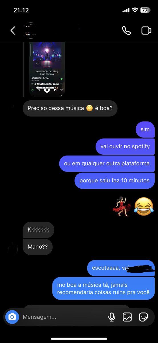 purpose_santana's tweet photo. sempre influenciando as pessoas a ter bom gosto! hahaha ou seja, quer ter bom gosto? escute @luansantana 🫶🏻 https://t.co/abjNTdhPYC