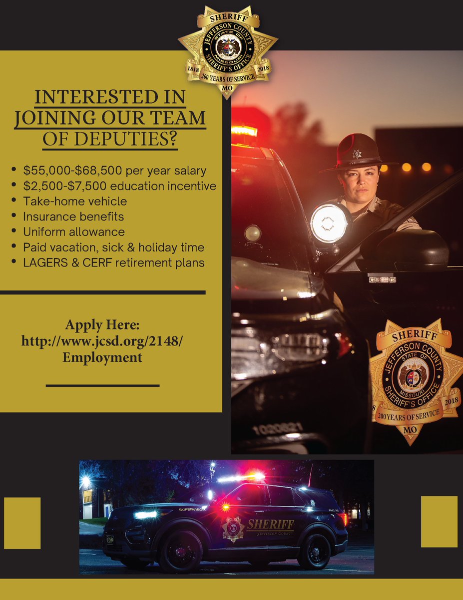 Jefferson County, MO Sheriff's Office on Twitter "Are you ready to