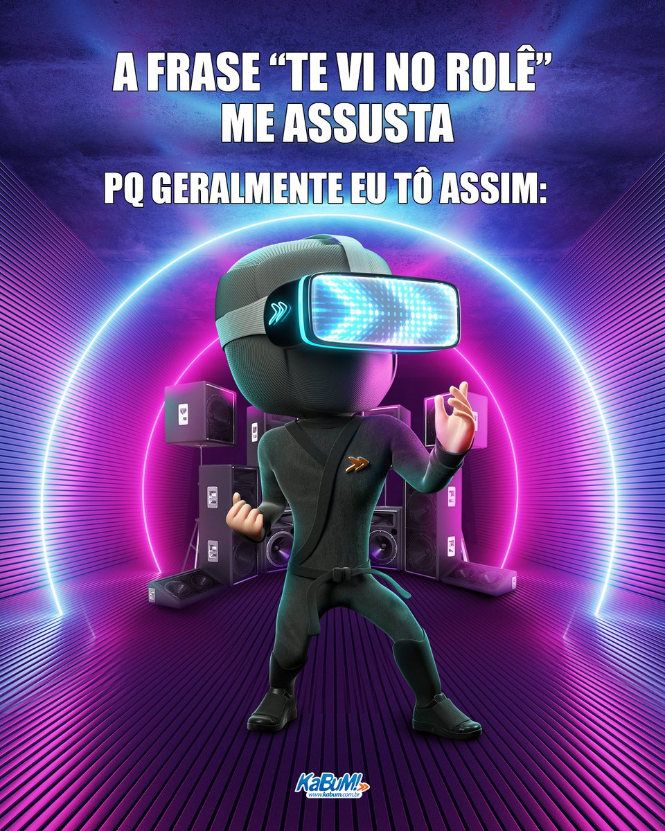 kabumcombr's tweet image. E você, como é no Rolê? #ContaProNinja