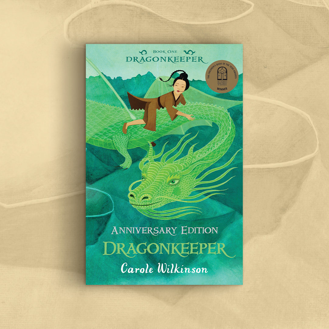 Take a look at the first book in the internationally award-winning Dragonkeeper series by <a href="/WilkinsonCarole/">Carole Wilkinson</a>, now available in a captivating anniversary edition. Grab your copy today 🐲!