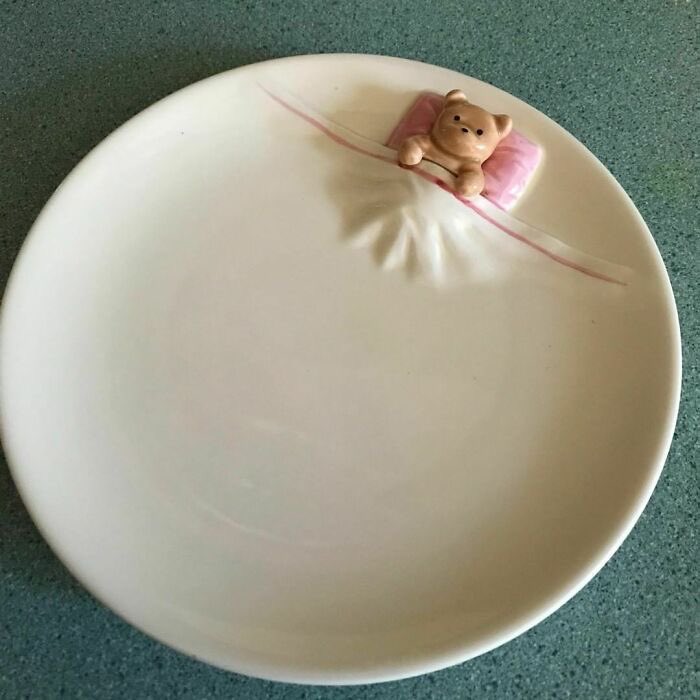 sleepy teddy bear plates 🎀
