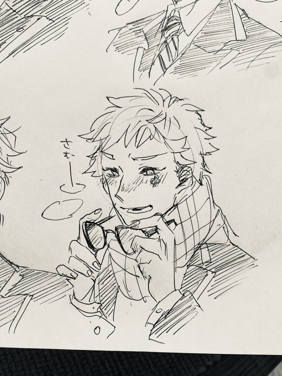 朝の一発描き
曇るよね👓 