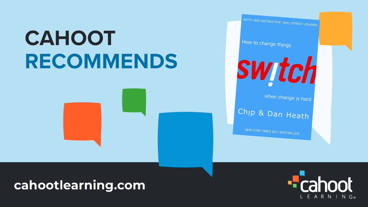 Love a good read? Here’s an inspiring one that focuses on leading lasting changes in our organisation, communities and our own lives. What are some other books that you will recommend to your network?

#bookrecommendations #leadingchange #cahootrecommends #learning