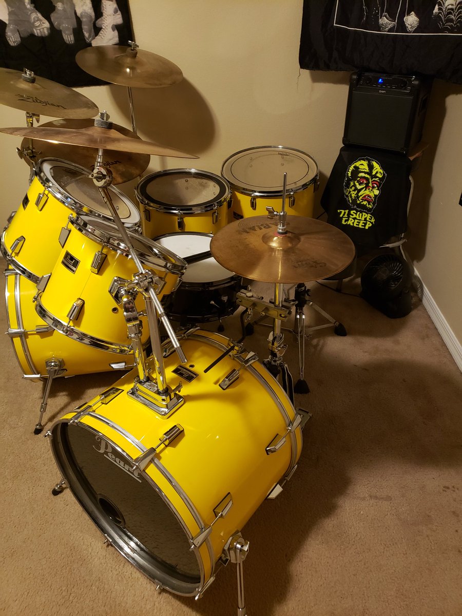 jackbruno70's tweet photo. @PearlDrumCorp loving my Pearl Export Pro!! https://t.co/wtmnO3xm7X