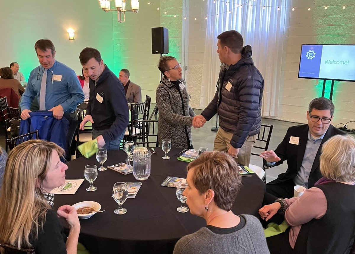 It was great to stop into the Easthampton Chamber of Commerce's annual meeting today with my good friend <a href="/Rep_Carey/">Dan Carey</a>. 

The policies made at the state level have a tremendous impact on our local economies and it was fantastic to meet  some new business owners in our communities.