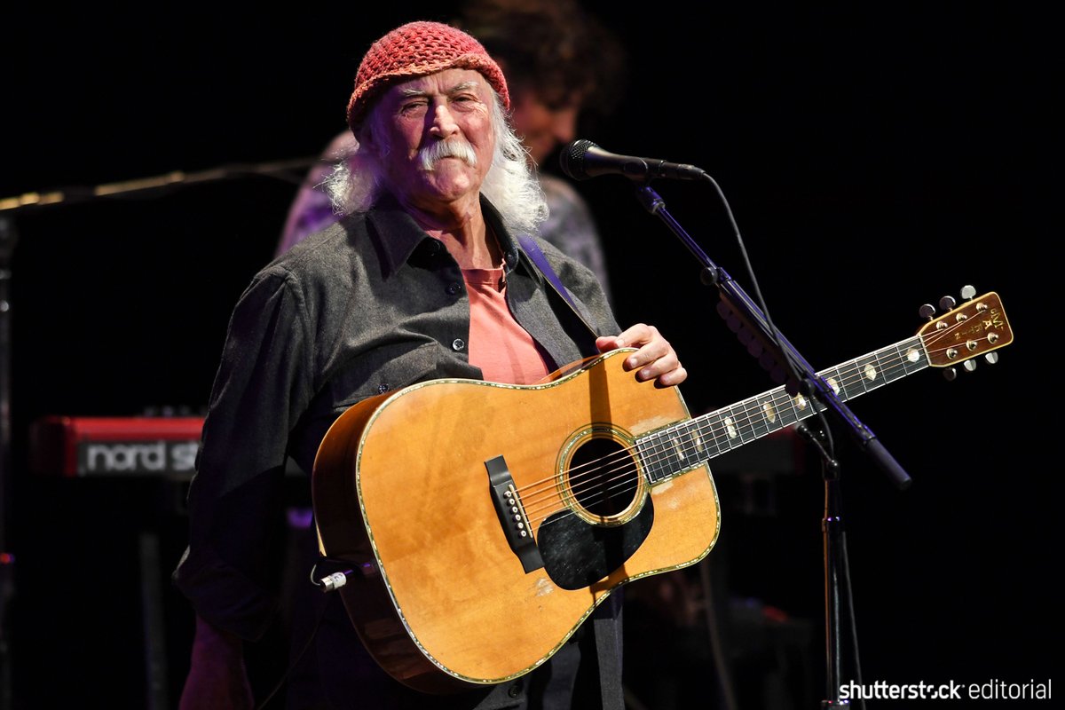 Legendary singer #DavidCrosby has passed away at the age of 81. The guitarist and songwriter was a founding member of both Crosby, Stills & Nash and The Byrds. shutr.bz/Entertainment 📸 Larry Marano/@Shutterstock