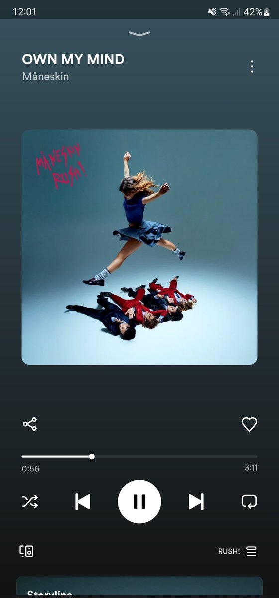 ughddaengg's tweet photo. Not even 1 minute into the song and i'm in love.

#maneskin #rushalbum #maneskinrush https://t.co/elBrddJmg5