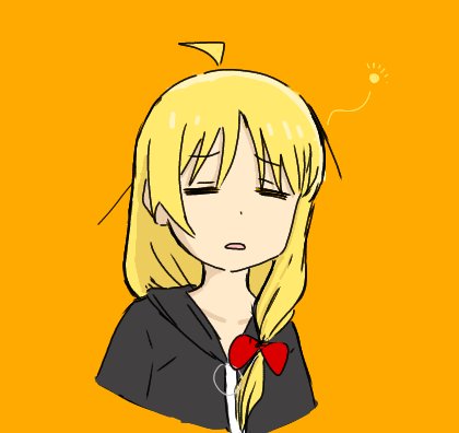 #ぼっち・ざ・ろっく 眠たそうな星歌さん好きでした。 