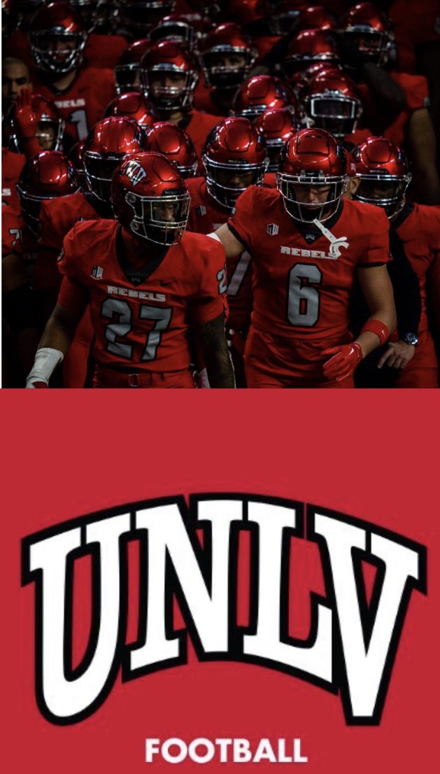 JoJoClark_2's tweet photo. After a Great conversation with Coach @Da_DREAM47 I’m blessed to say I have received a Full Scholarship to the University of @unlvfootball Thanks to @ZakHill10 @CoachRamirez_ 
@bangulo @BrandonHuffman @JUSTCHILLY https://t.co/swQeG0FXZW