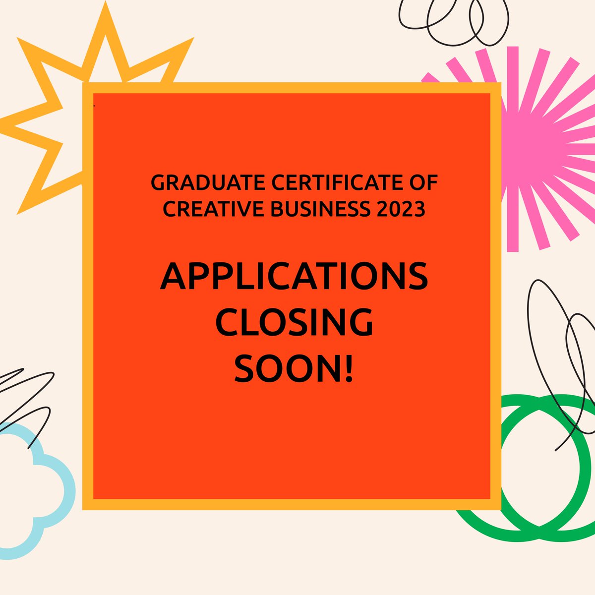 Just one week left until Applications Close for our Graduate Certificate in Creative Business.
Any questions - creative.business@compton.school