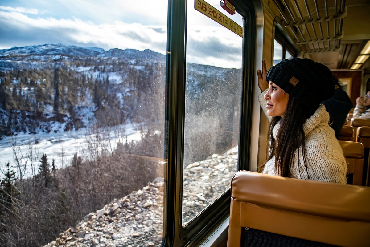 Life is not meant to be in one place. #AlaskaRailroad