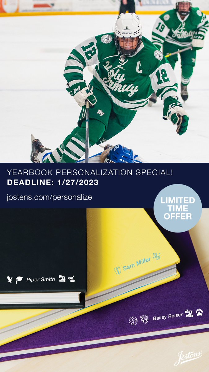 Lions don't miss out on getting your yearbook. Remember payment plans are available. Get your yearbook personalized with this special offer.