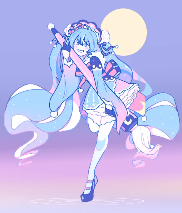 She's got the cool paintbrush   Pink and blue palettes are always nice too...  