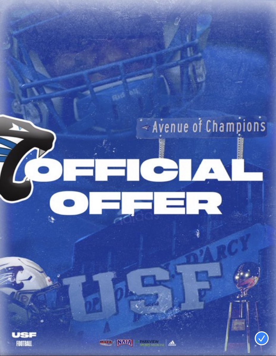 Noah66547526's tweet photo. After a great visit, I am extremely blessed to receive an offer from the University of St. Francis. A big thank you to @USF_Sherman and the rest of the coaching staff for this amazing opportunity! 
@footballcoachj @IndyWeOutHere @IndianaPreps @PrepRedzoneIN https://t.co/PSxSP0cRTE
