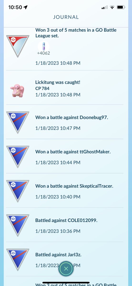 AcoinXx's tweet photo. Wow! My daughter’s account is on the leaderboard. She even battled some of the best players out there :kappa: #batchest #prouddaddy #GBL #GOBattleLeague #GBLLeaderboard #PokemonGO https://t.co/dielkX69cM
