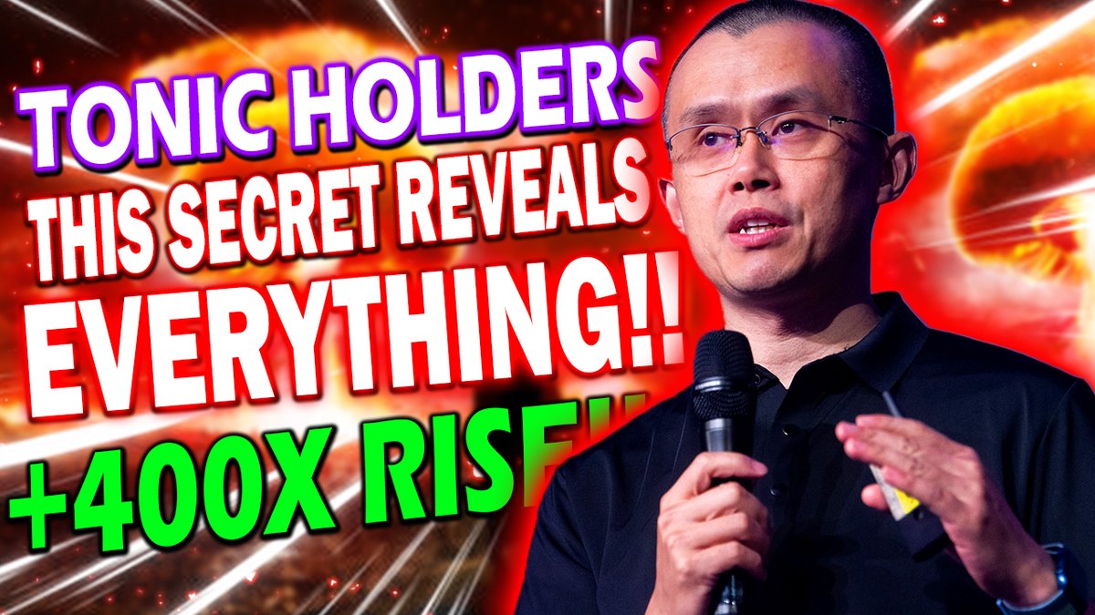 TECTONIC'S SECRET REVEALED!!🚨 TONIC CRYPTO BREAKING NEWS!! 

WATCH HERE: youtu.be/fg54lNcL7IU 

#crofam #CRO #tectonic $TONIC $CRO