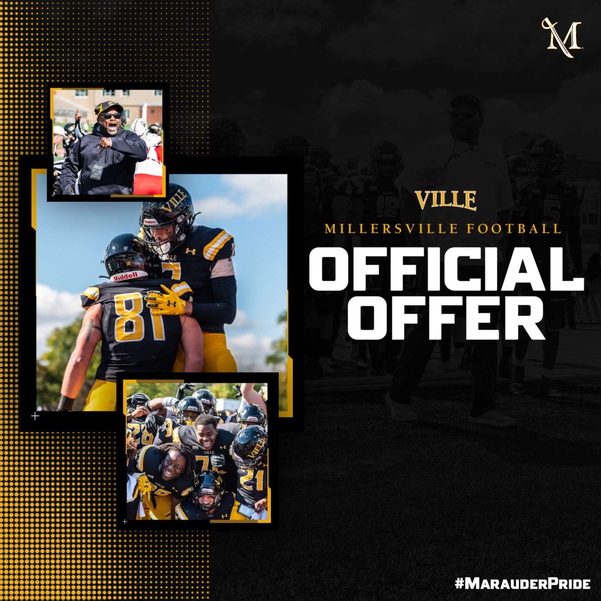 Grateful to receive an offer to Millersville🙌🏽👁‍🗨 <a href="/Coachjcmorgan/">JC Morgan</a>
