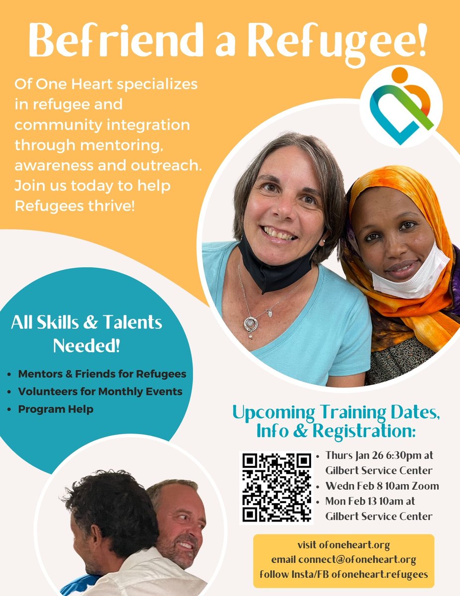 We had an amazing Christmas of giving, with over 5,300 served! Thank you for your service providing needs and lifting hearts. Would you like to personally connect with refugees in 2023? Check out how - all time, talents and skills needed: - mailchi.mp/379b2c2ebea6/g…