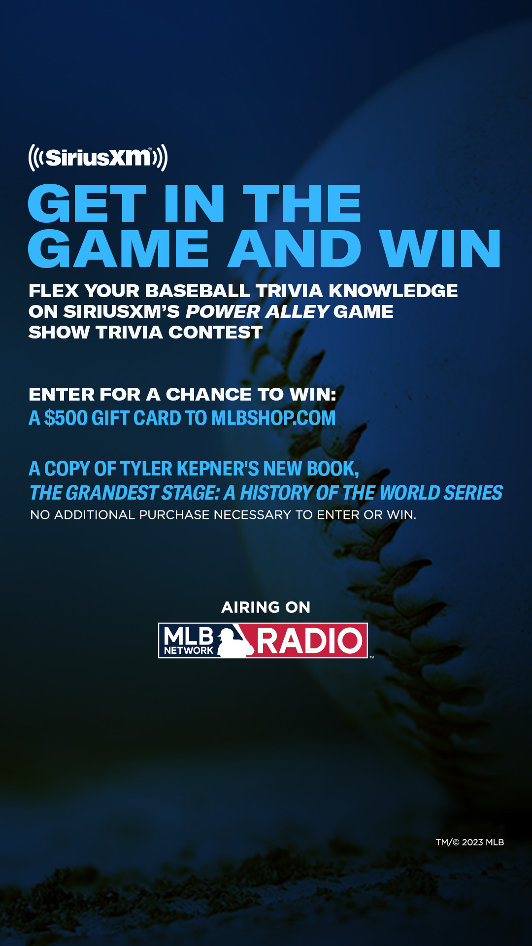 siriusxm mlb package