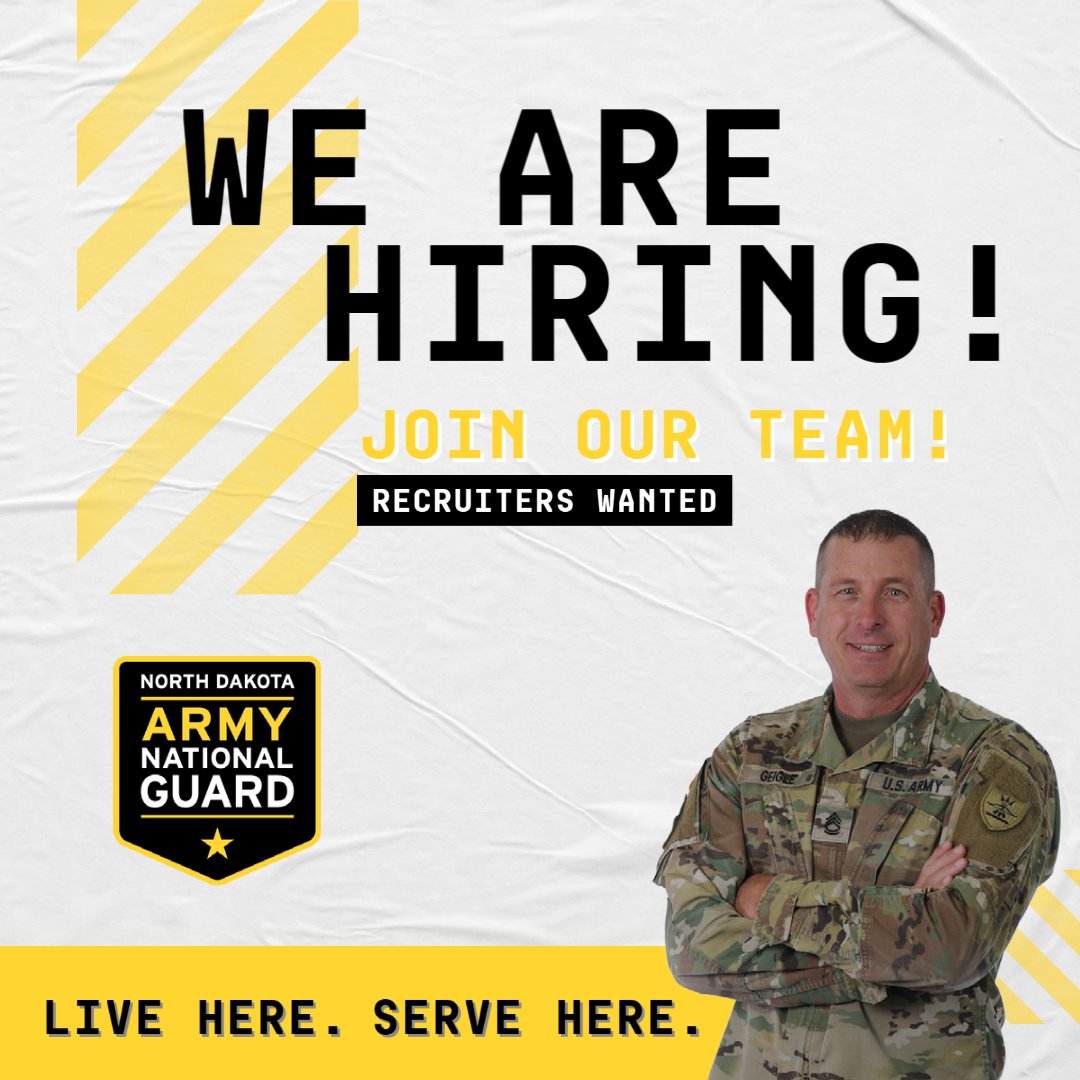 ND Army National Guard Recruiting tweet media