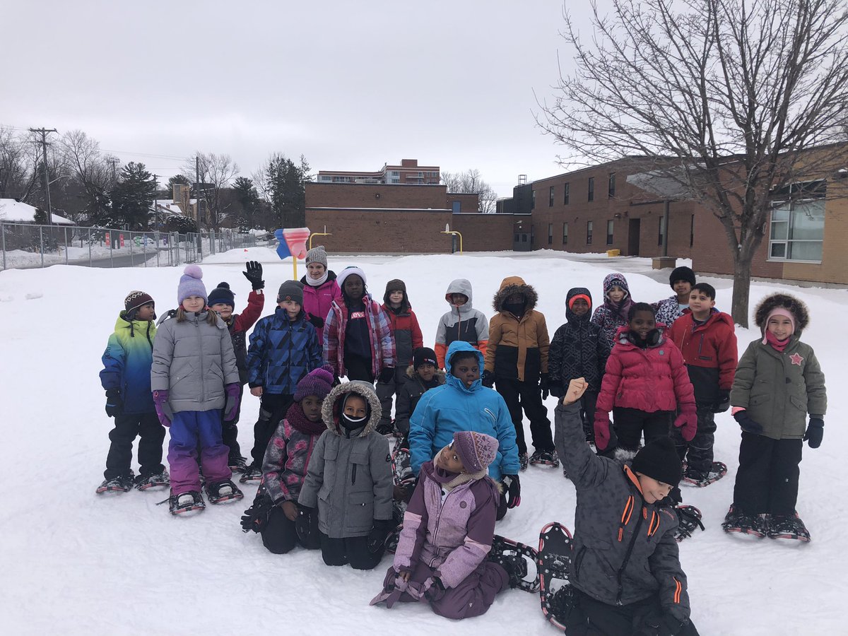 dquinn3333's tweet photo. Snowshoeing for the first time was a great way to enjoy the outdoors. Lots of collaboration and determination     was observed in Gr.3 @OLFatimaOCSB https://t.co/32CYRerAZP