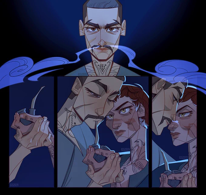 QRT with your blue art  