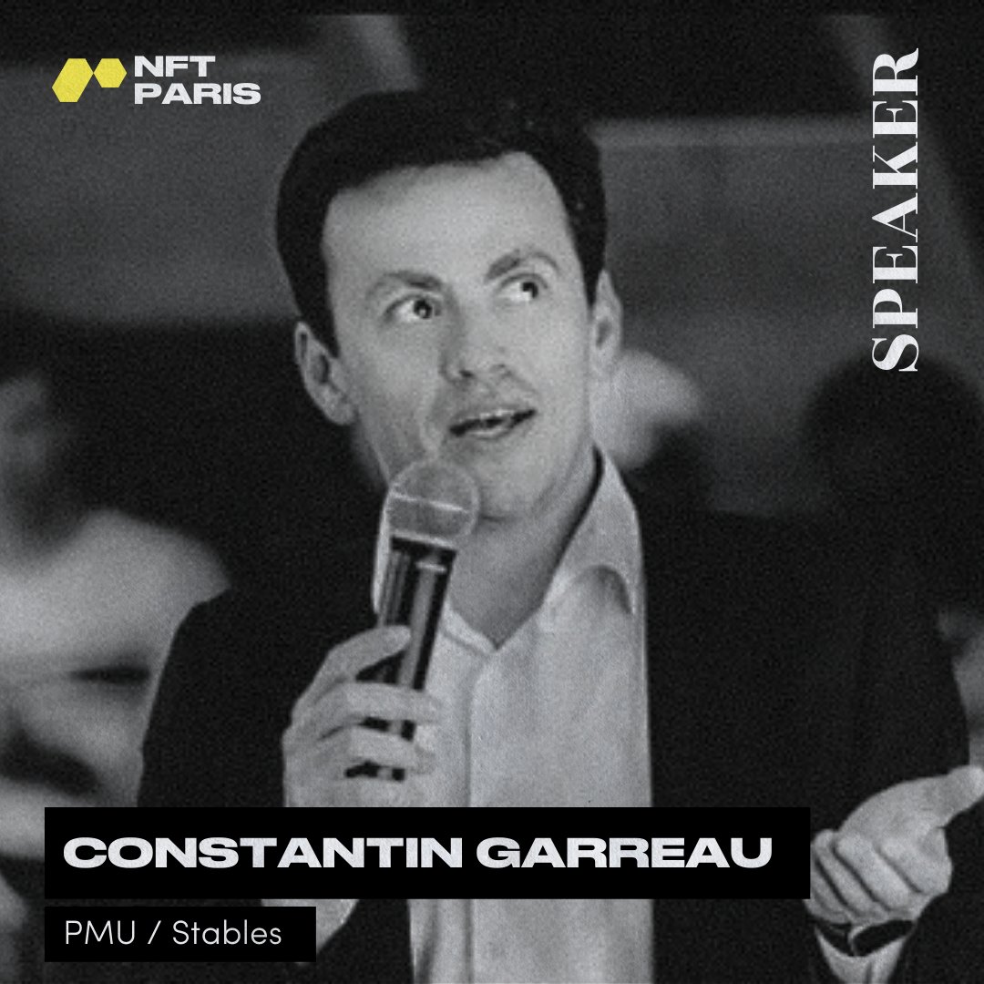playstables's tweet photo. Say hi to @nft_paris

@co_garreau, Director of Innovation at @pmu will be speaking at NFT Paris on February 24-25, 2023.

We won't say more for the moment but this event will be full of Stables surprises. 👀 https://t.co/BrHrNeEJf9