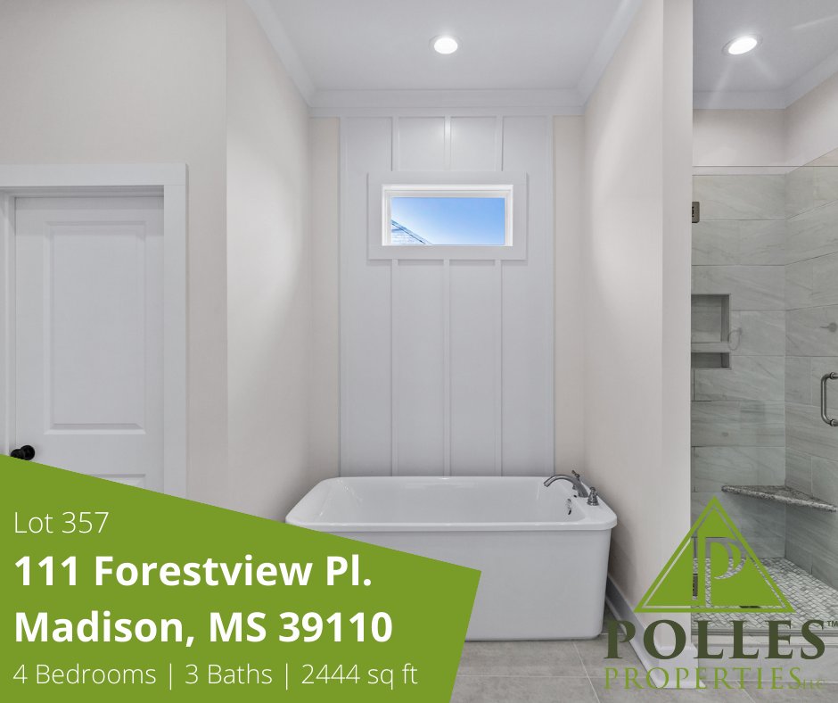 Polles_Prop's tweet photo. New Listing in Thornberry! 🤩 This home features 4 bedrooms, 3 baths on an open split floor plan, a large pantry and includes a wifi thermostat plus more. You will love all the designer details. Call your Realtor today! #pollesproperties #realestate #newconstruction #madisonMS https://t.co/QKMyOh2Ser
