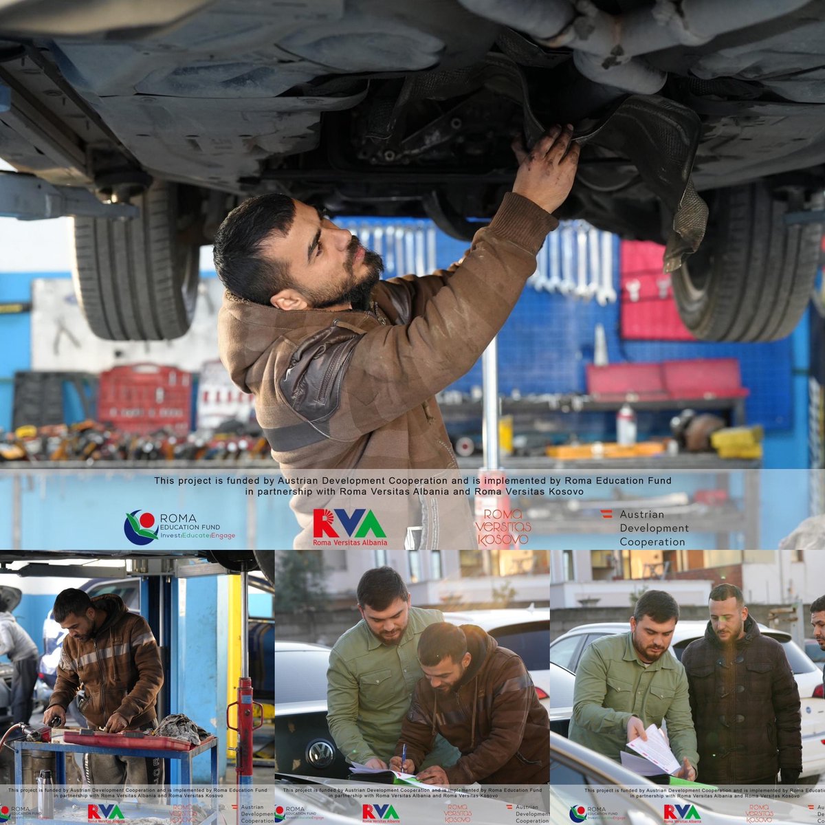 RomaVersitasAL's tweet photo. 💪 We do not give up easily on our beneficiaries. The path toward a profession is not easy, and the transition to employment has its own barriers. 🔺

#WinForVET
@ADCinAlbania 
@romaeducation 
#romaversitaskosovo
@RomaVersitasAL https://t.co/B5Nv2KAuvs