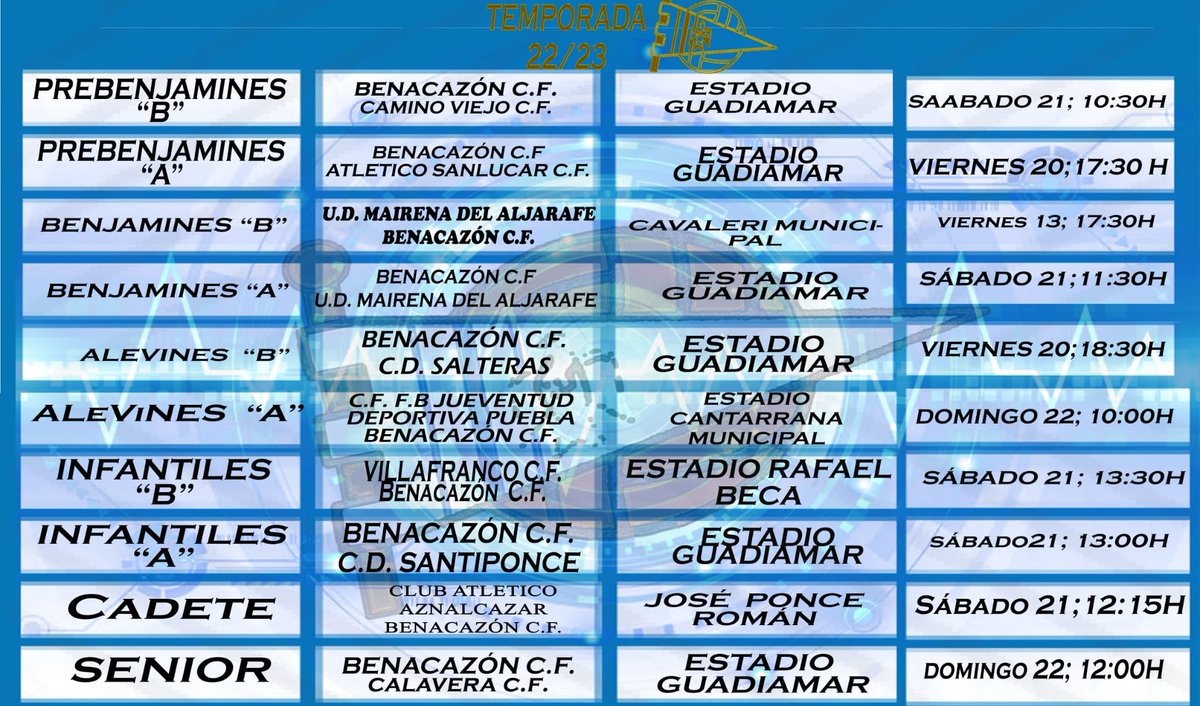 Horarios fin de semana