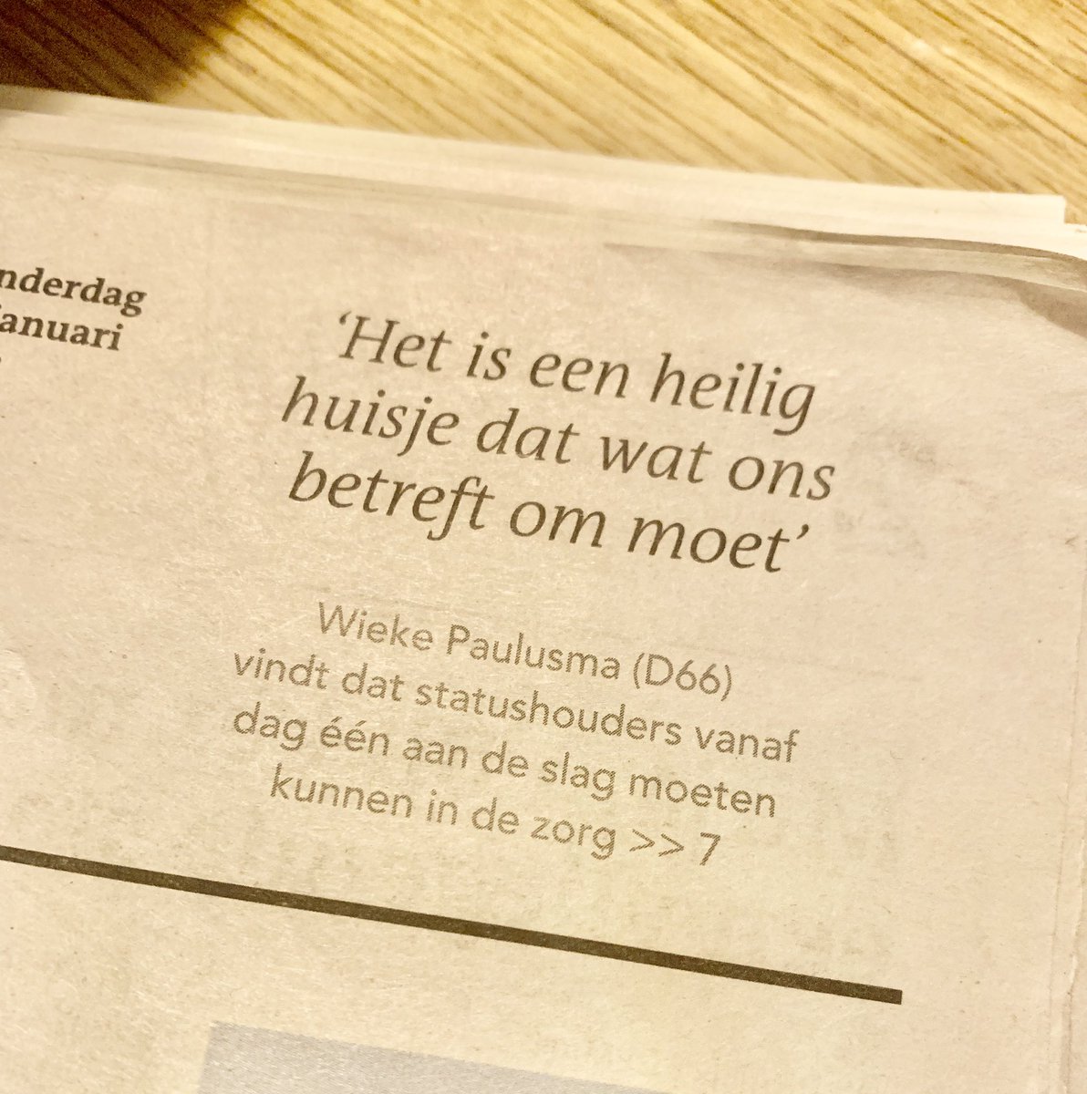 wiepau's tweet photo. Statushouders met een zorgachtergrond moeten direct aan de slag kunnen in de zorg 

Het @umcg laat zien dat het kan⤵️ 

Op mijn verzoek komt minister Helder met een plan om dit zo snel mogelijk voor meer statushouders mogelijk te maken #aandeslag https://t.co/5VmsqGFJQm