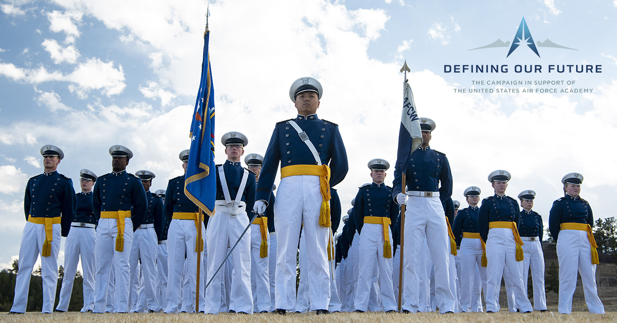 AirForceGrads's tweet photo. Donors made 2022 a record year of philanthropic support for @AF_Academy, creating impact across #USAFA, including all mission elements, academics, warfighter training, athletics, character development and heritage. #DefiningOurFuture https://t.co/Sh7c57pocC https://t.co/GrfdjBskYu