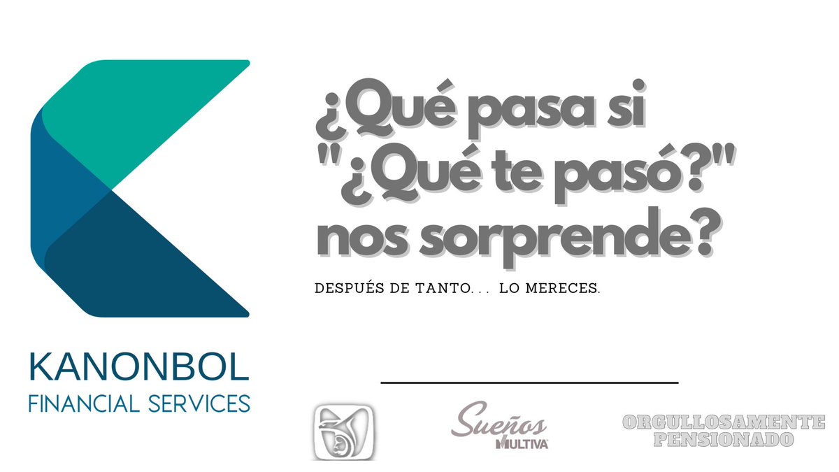 kanonbolmx's tweet photo. La vida nos llena de sorpresas, no siempre buenas. Y también le puede pasar a nuesttros eres queridos. ¡Kanonbol puede apoyarlos con dinero rápido y seguro!
@kanonbolmx sabe que #despuesdetantolomereces
 #PENSIONADOS #IMSS #pension #Jubilados #credito #prestamos https://t.co/IaiGq3wPc2