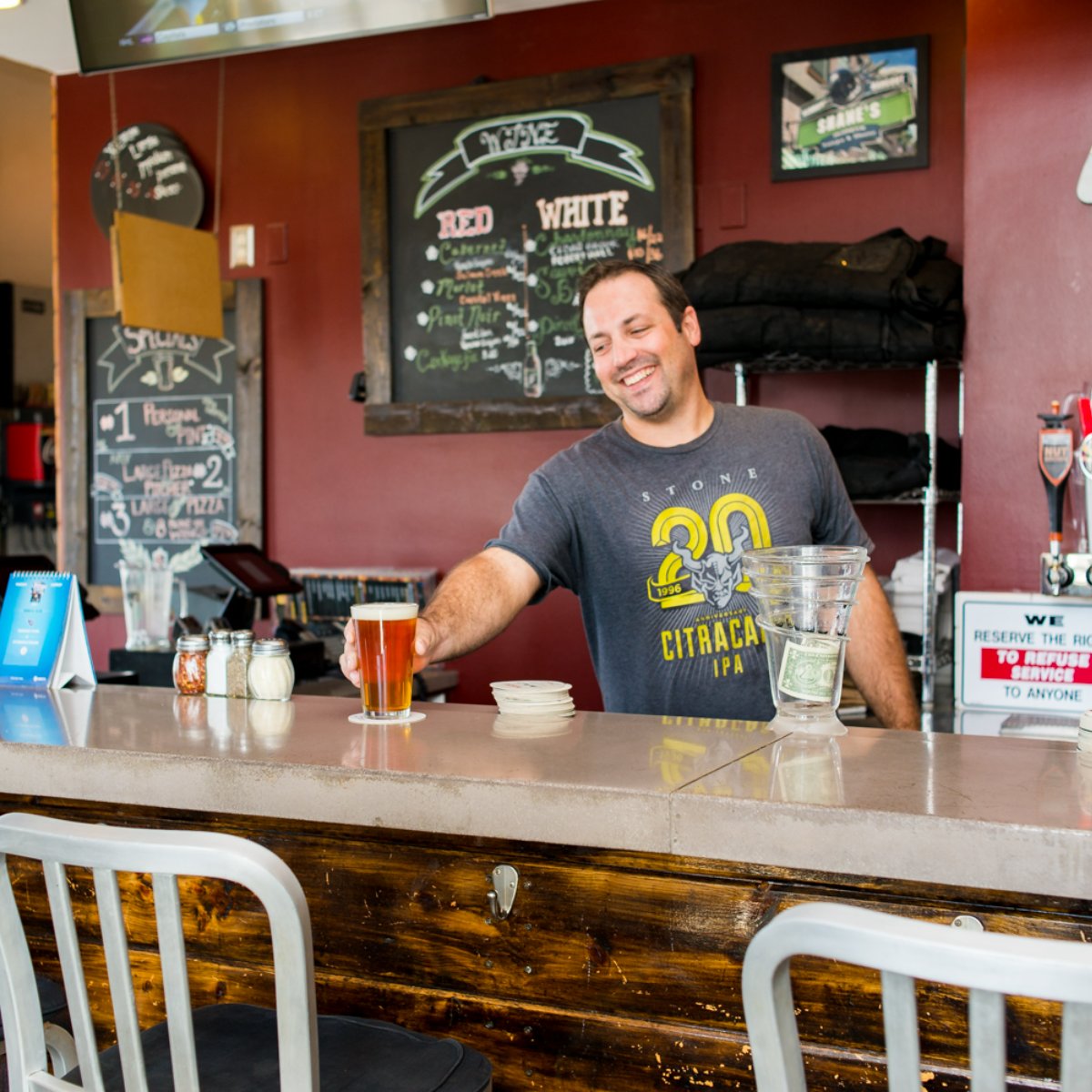 Our stellar craft beers and pizzas wouldn't be the same without the friendly faces who serve it to you. Our team is a huge part of who we are, and that hasn't changed since we opened.