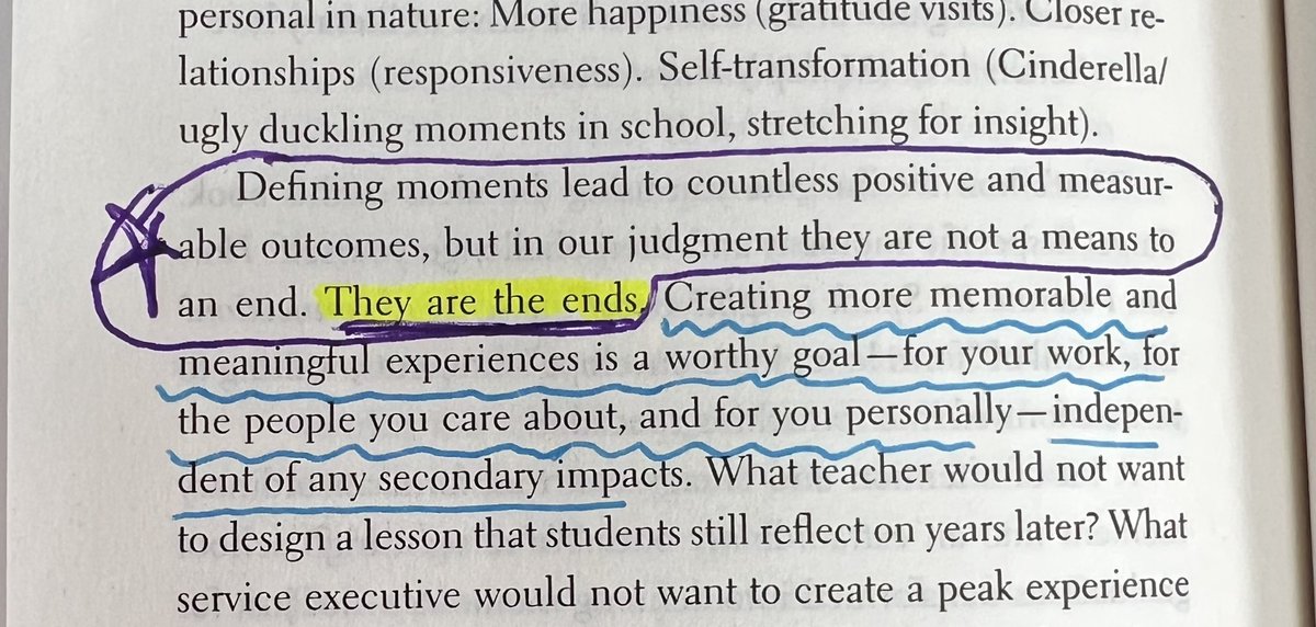 Sharon_B_Finger's tweet photo. Brief experiences can change lives! Embrace them 🌟 The Power of Moments, pg. 256 https://t.co/xi3F6Cv5Ey