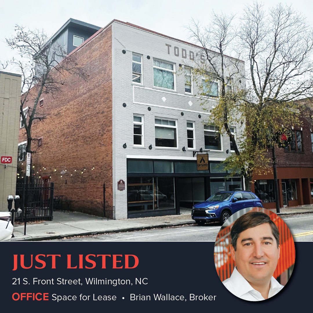 YorkProperties1's tweet photo. Built in 1939, this building underwent a full renovation in 2016 and became home to tech company Untappd. 

Flyer: https://t.co/aJZil79yxK

Contact York-broker Brian Wallace for pricing:
brianwallace@yorkproperties.com

#yorkBrokerage #wilmingtonnc #officespace #officeforlease https://t.co/JV639LGArY