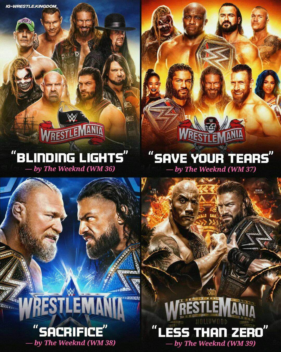 Uncensored Wrestling 🇮🇪 on Twitter "TheWeeknd’s “Less Than Zero” is