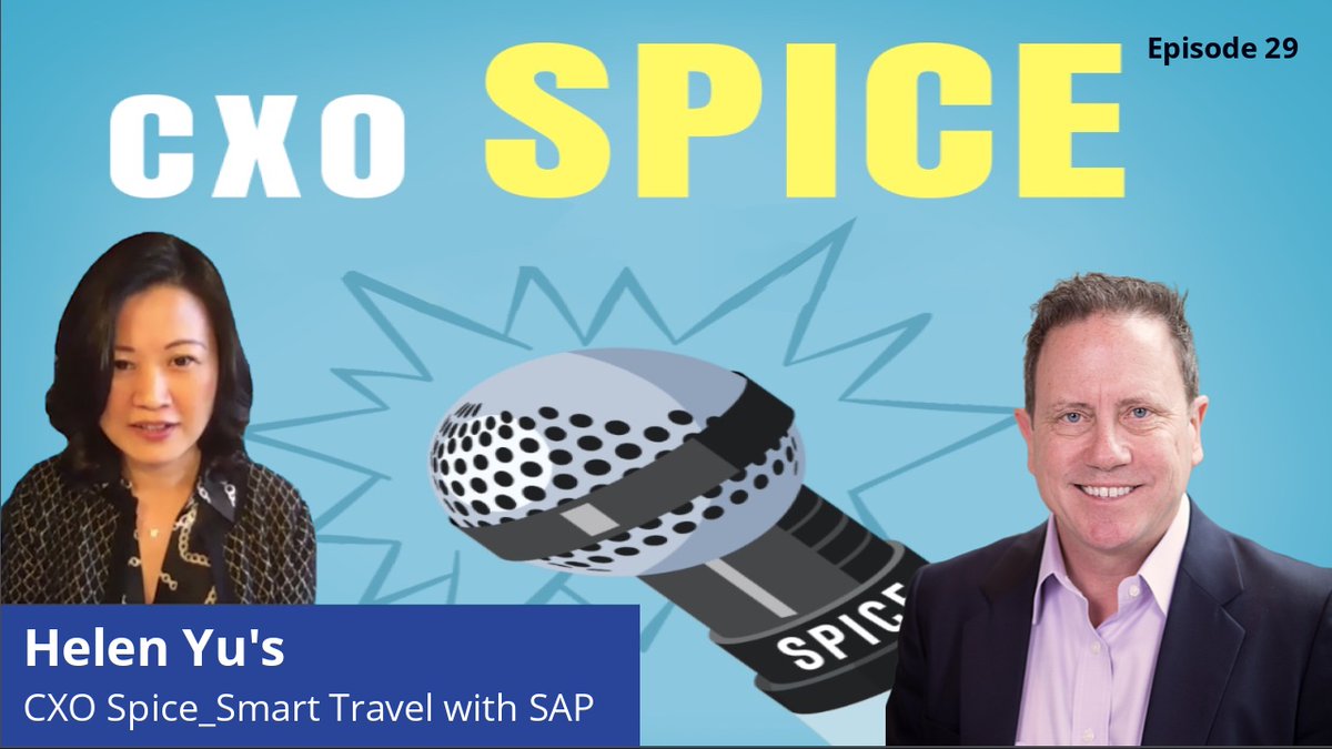 YuHelenYu's tweet photo. Delighted to host @cajseattle at @SAPConcur on #CXOSpice.  We talked about how #CFO and #CIO can partner to drive operation excellence.  #Technology plays an important role in #SmartTraveling.

👉https://t.co/2m6z3ReO2J

#sapconcur #Sponsored #workingcapitalmanagement https://t.co/n9RKA0yjpK