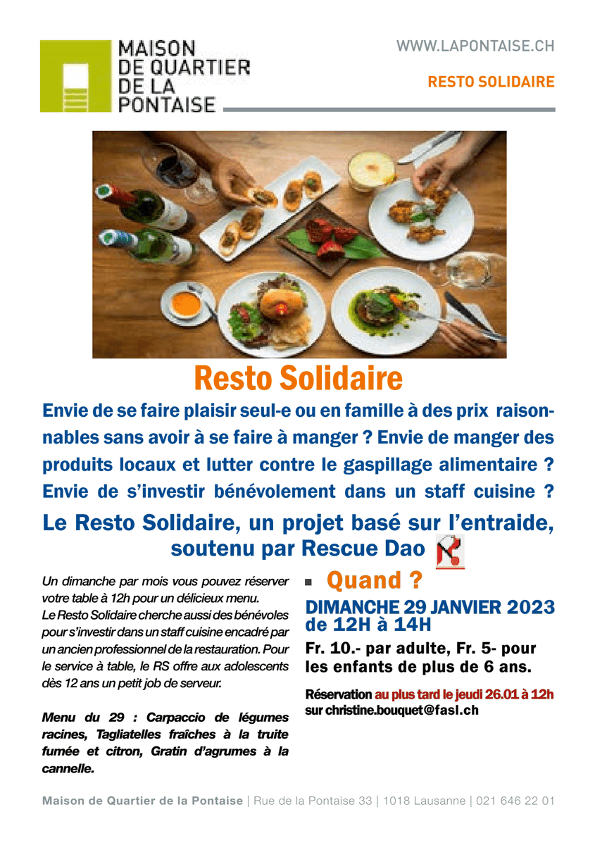 Rescue_DAO's tweet photo. Join Us! #SolidarityProject #RescueDao our first meal was a success #DLT #Dao #DigitalCurrency #Utility #Lausanne #LaPontaise https://t.co/cb6NCexD6W