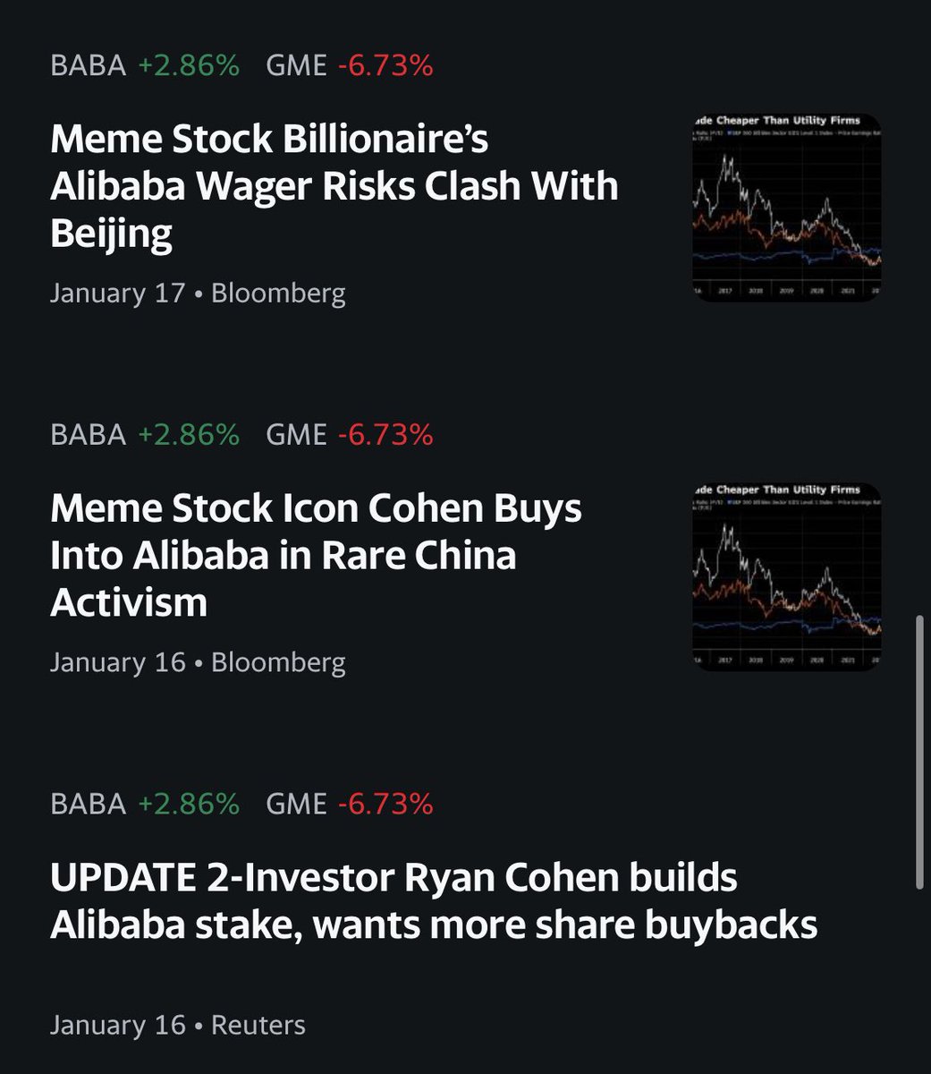 doctorspacemann's tweet photo. .@YahooFinance why are these fake articles with ‘trust me bro’ sources the most important news you have about @GameStop $GME https://t.co/Q8YrORDCW3