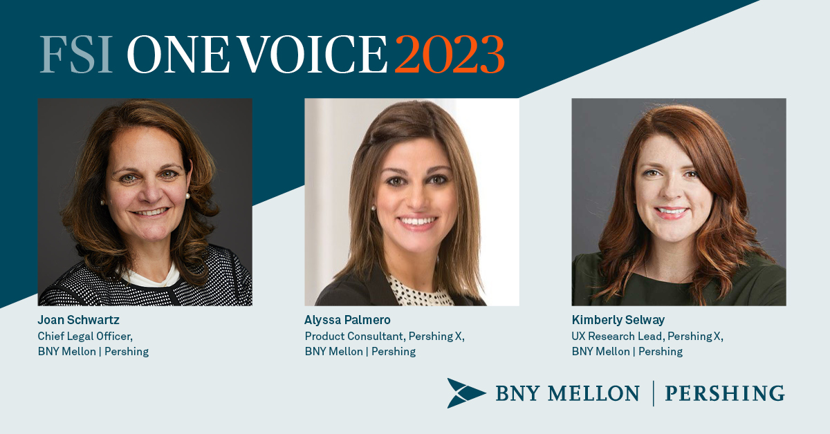 BNY Mellon | Pershing (@Pershing) on Twitter photo 2023-01-19 20:06:21 We're proud to support @FSIwashington #OneVoice2023 taking place next week! We'll be on several panels discussing various topics such as the evolution of our regulatory environment, practical resources for advisors, the service of the future and delivering hyper-personalization. We're proud to support @FSIwashington #OneVoice2023 taking place next week! We'll be on several panels discussing various topics such as the evolution of our regulatory environment, practical resources for advisors, the service of the future and delivering hyper-personalization.
