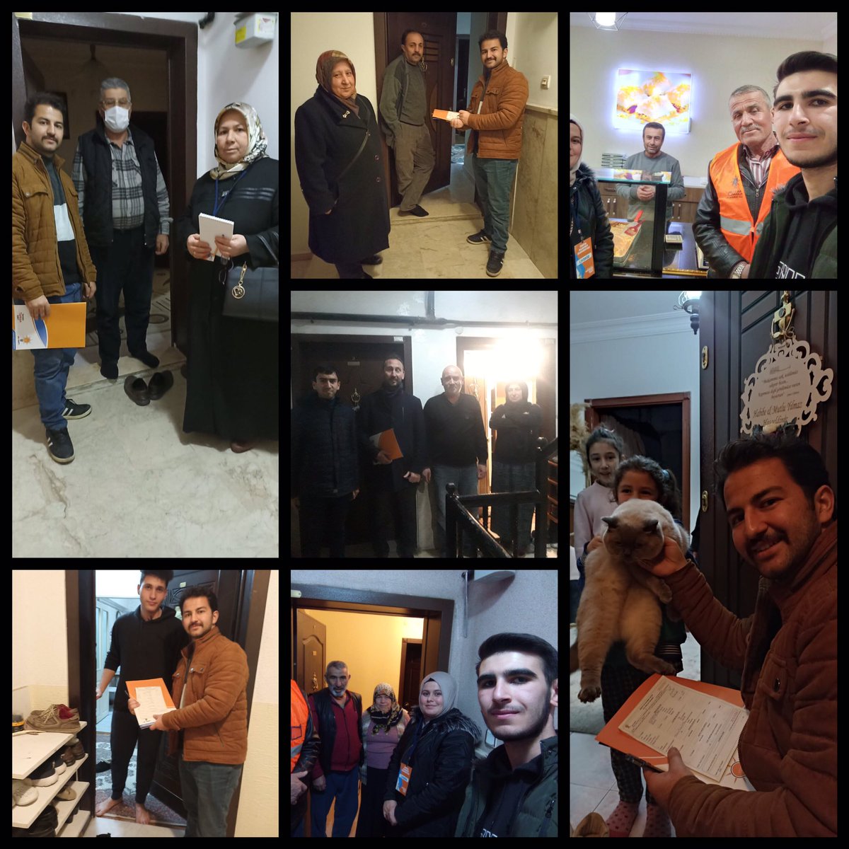 SKM proğramı kapsamında İlçe 
Başkanımız <a href="/ServetTurkayik/">Servet Türkayık🇹🇷</a> başanlığında, Başkanımız <a href="/tolga_yildiiz/">Tolga Yıldız</a> ve tüm Teşkilatımız ile 1 bulvar 2 cadde 5 sokakta 72 kişiden oluşan ekiplerimiz ile 46 binada 1058 daire kapısı çalarak 4232 vatandaşımıza Sn Cumhurbaşkanımızın selamlarını ilettik.
