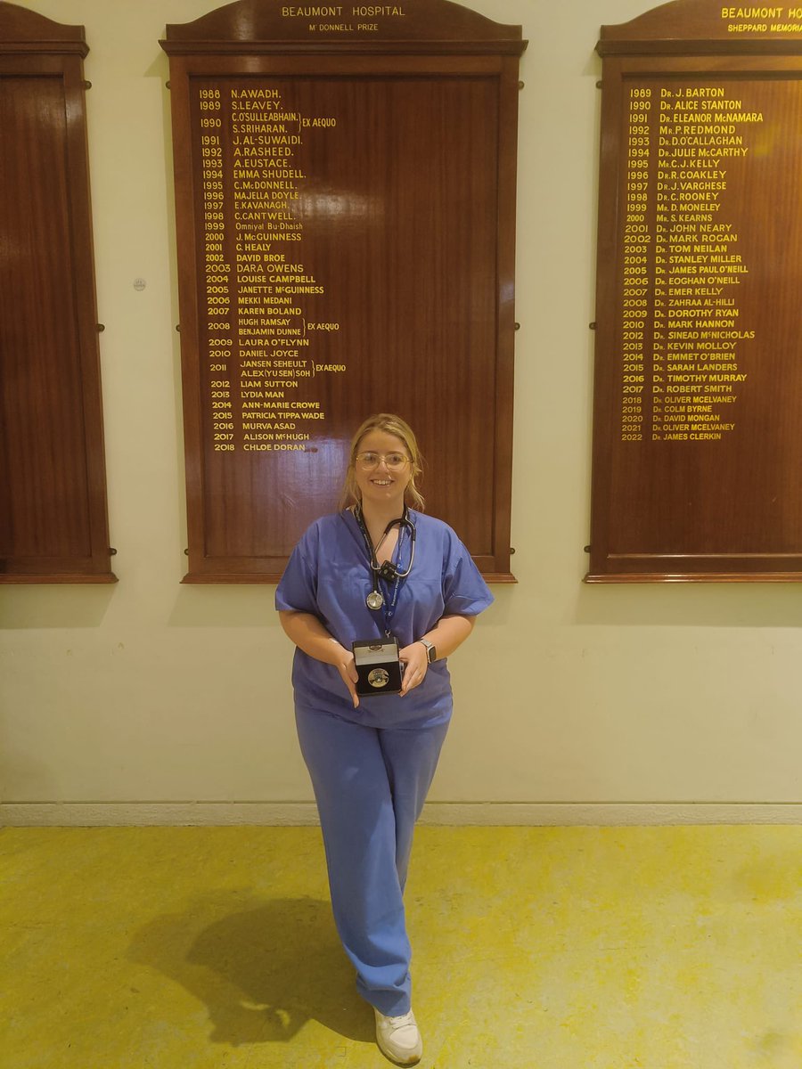 Delighted to have received the M’Donnell Surgical Medal today following my presentation at Surgical Grand Rounds. My case report entitled “Stop the Bleed, a case presentation on the emergency management of a uterine AVM rupture”. Is a case I came across whilst on my (1)