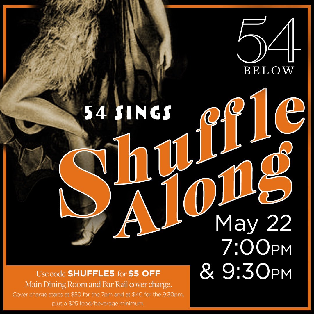 ✨Go back to the Jazz Age with an all-star cast as 54 Below celebrates the legacy of 1921’s Shuffle Along, the first all-Black Broadway musical sensation, on the anniversary of its NYC debut! I’m so excited to be directing/producing this. 🎟️ ➡️ 54below.com/events/54-sing…

#54below