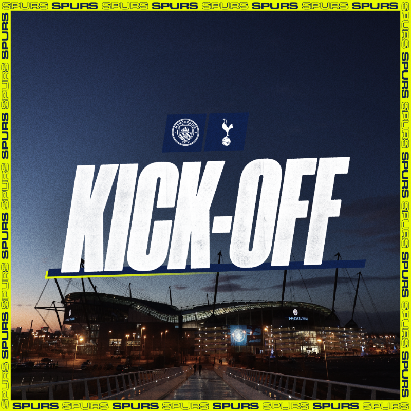 Spurs_ID's tweet photo. ⌚️ 1' - Pertandingan #MCTOT dimulai!  

🔵 0-0 ⚪️ https://t.co/Rslx6fQoT4