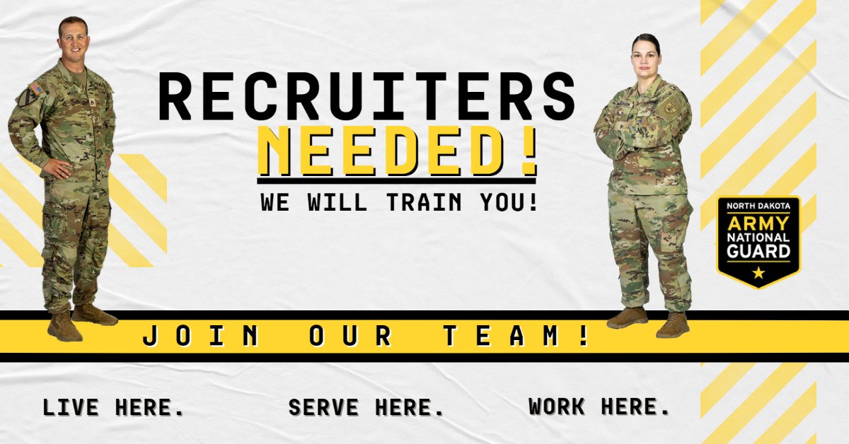 ND Army National Guard Recruiting tweet media